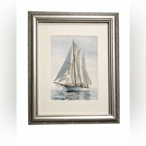 Framed Sailboat Art Print